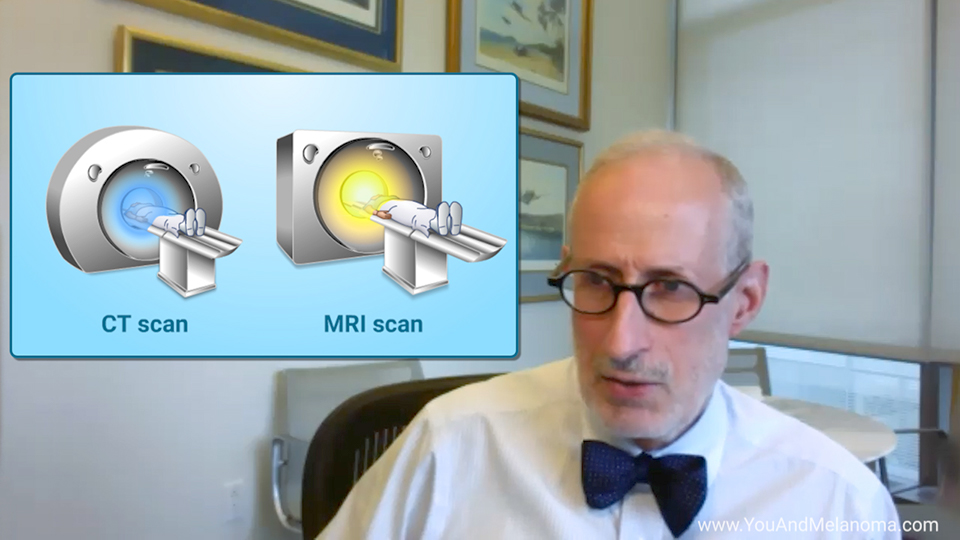 How are imaging tests used for melanoma?